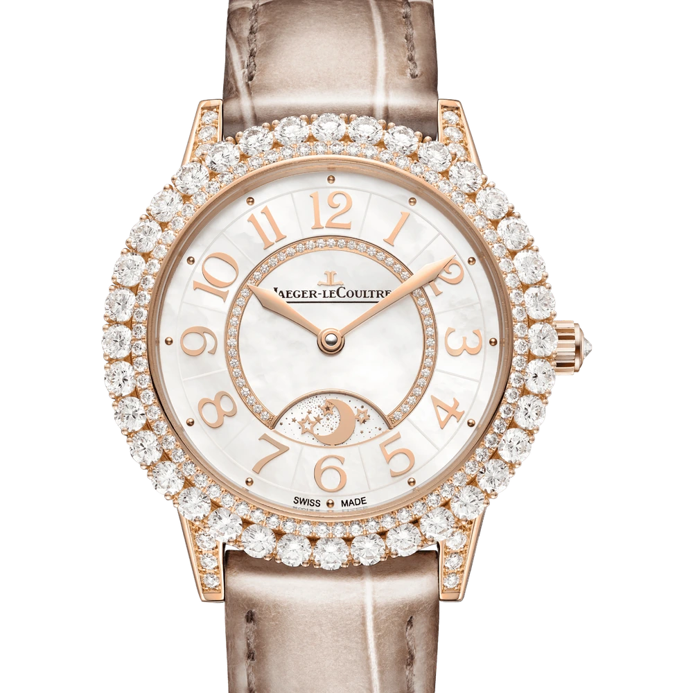 Jaeger-LeCoultre Night & Day, Pink gold, White