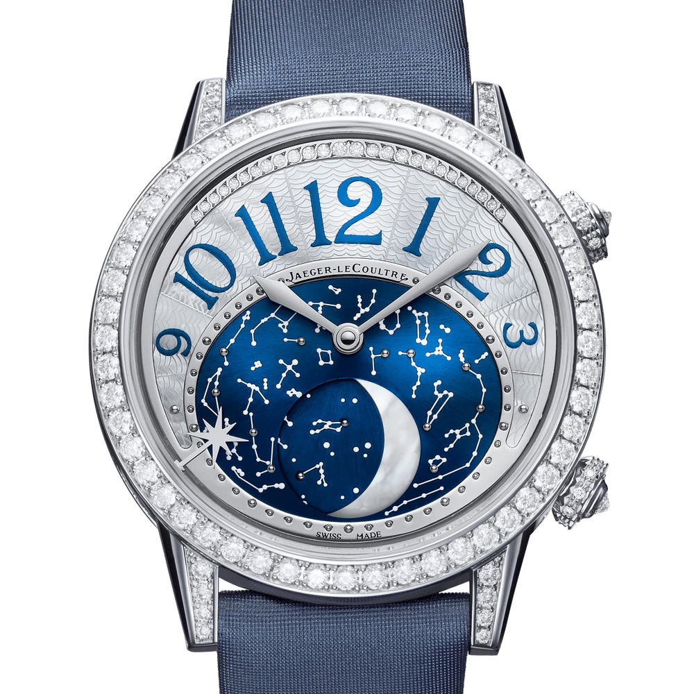 Jaeger-LeCoultre Moon, White gold, Silvered grey