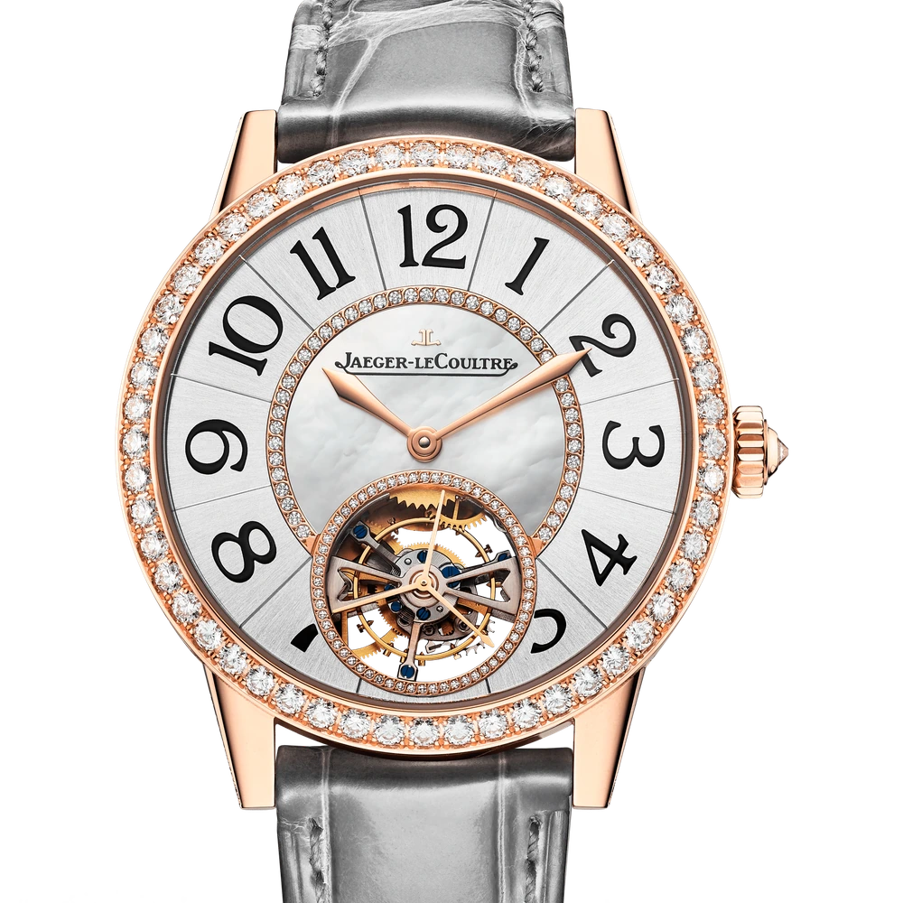 Jaeger-LeCoultre Tourbillon, Pink gold, Grey