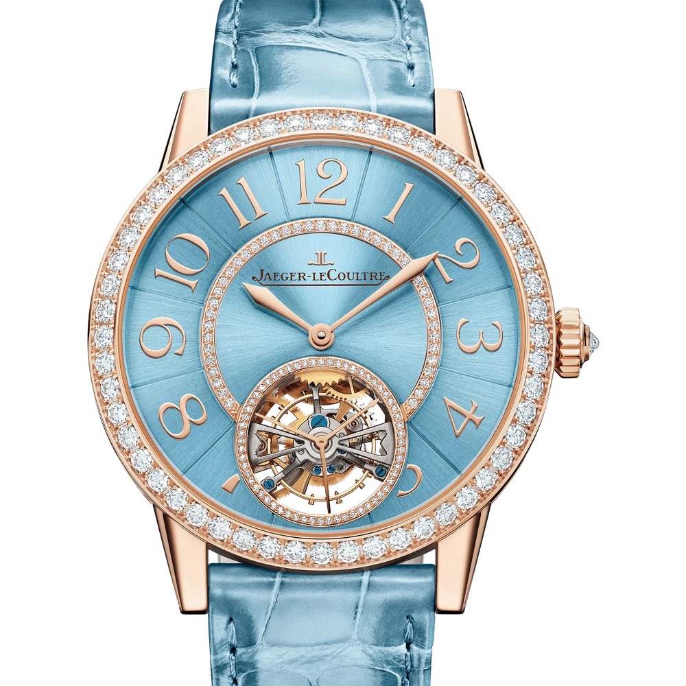 Jaeger-LeCoultre Tourbillon, Pink gold, Blue