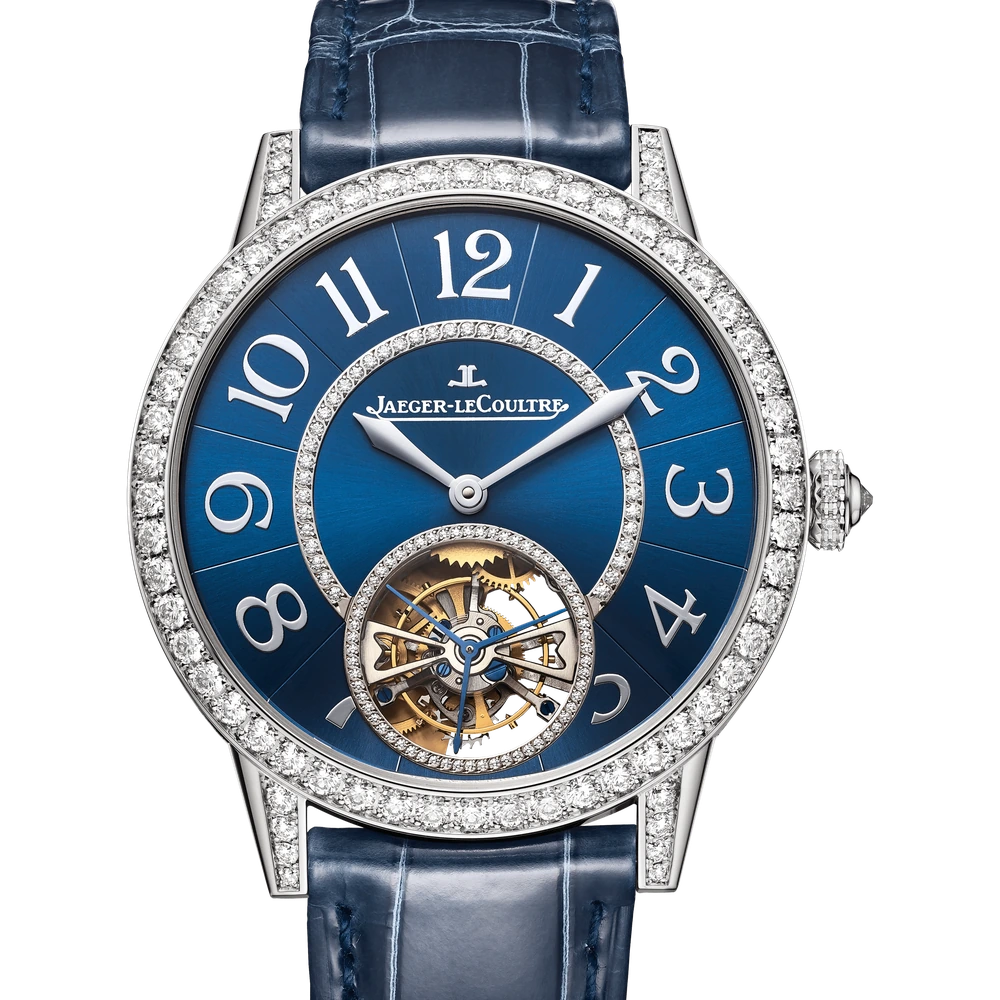 Jaeger-LeCoultre Tourbillon, White gold, Blue