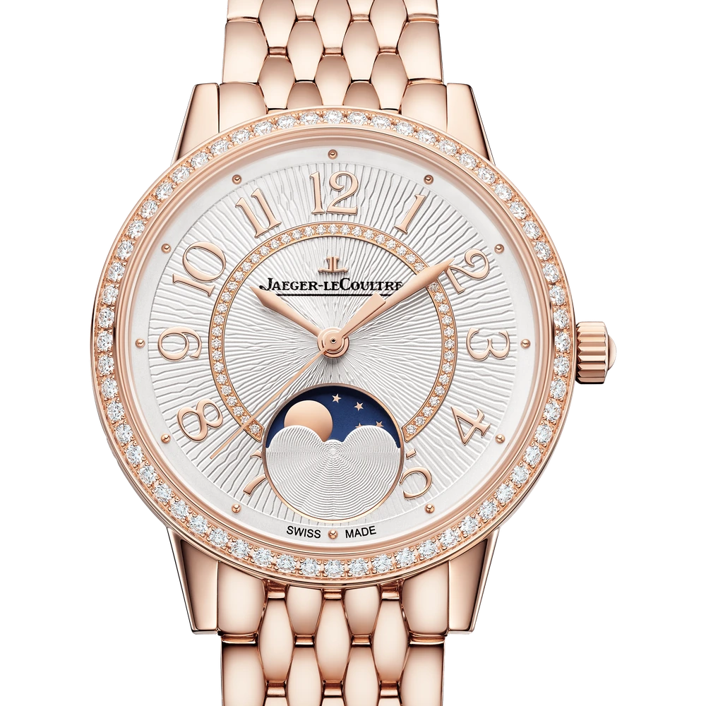 Jaeger-LeCoultre Moon, Pink gold, Silvered grey