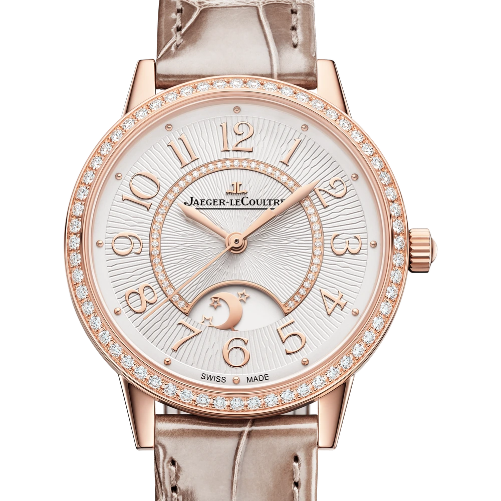 Jaeger-LeCoultre Night & Day, Pink gold, Silvered grey