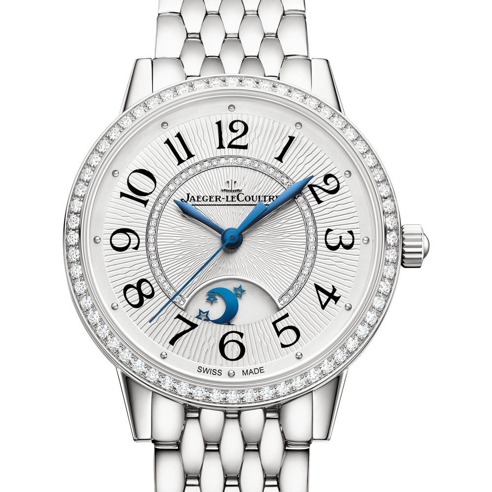 Jaeger-LeCoultre Night & Day, Stainless steel, Silvered grey