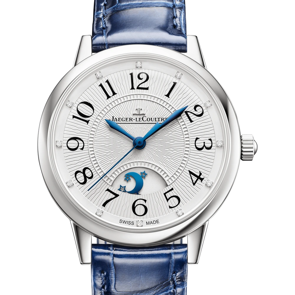 Jaeger-LeCoultre Night & Day, Stainless steel, Silvered grey