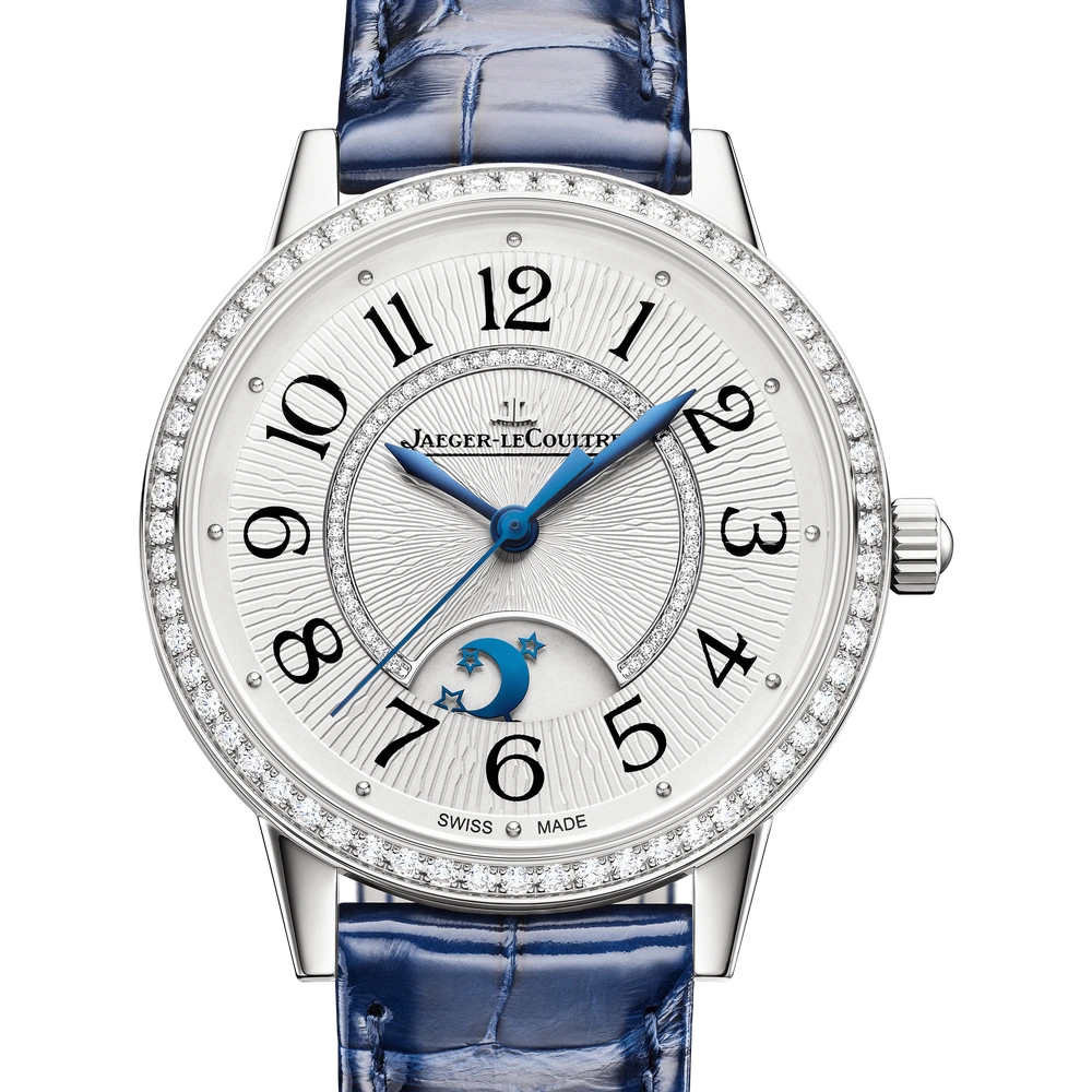 Jaeger-LeCoultre Night & Day, Stainless steel, Silvered grey