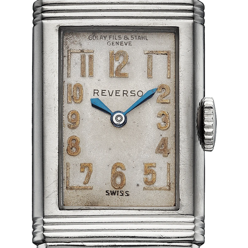 Jaeger-LeCoultre Reverso 1931 Dame, Stainless steel, Beige