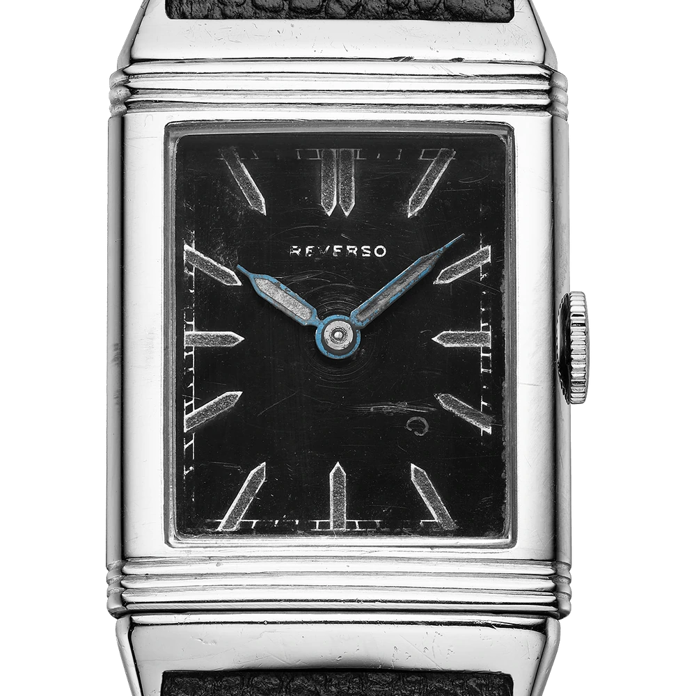 Jaeger-LeCoultre Reverso 1931, Stainless steel, Black