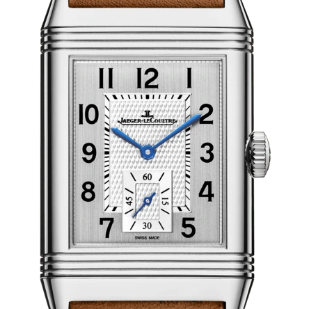 Jaeger-LeCoultre Duoface Small Seconds, Stainless steel, Silvered grey