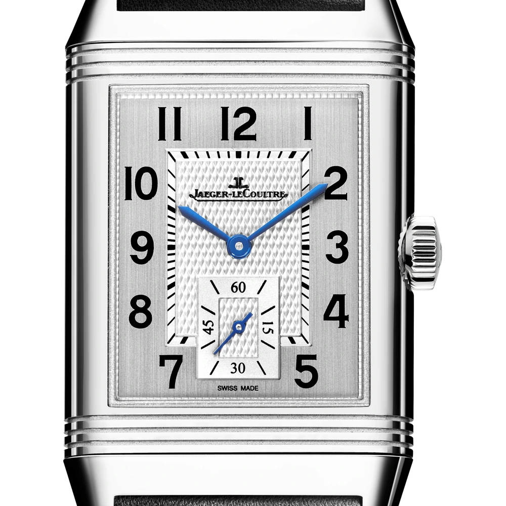 Jaeger-LeCoultre Monoface Small Seconds, Stainless steel, Silvered grey