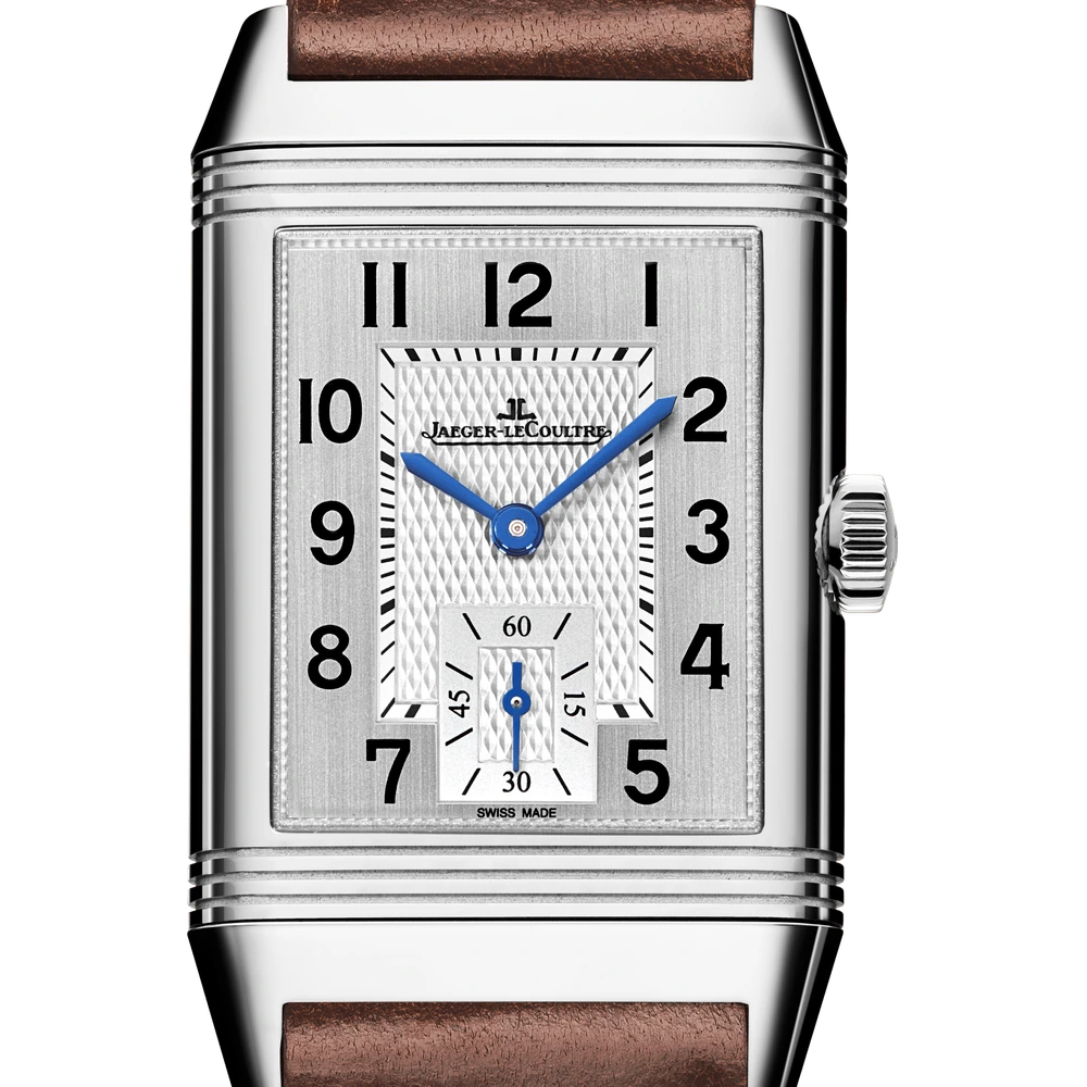 Jaeger-LeCoultre Monoface Small Seconds, Stainless steel, Silvered grey