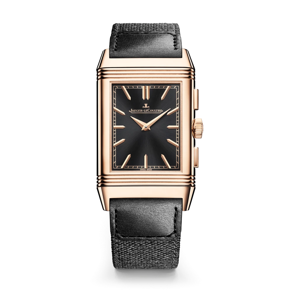 Jaeger-LeCoultre Chronograph, Pink gold, Black