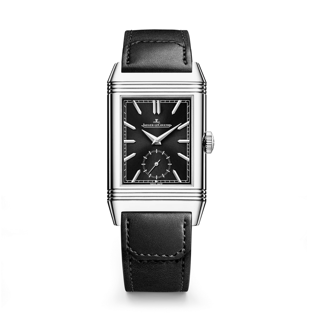 Jaeger-LeCoultre Duoface Small Seconds, Stainless steel, Black