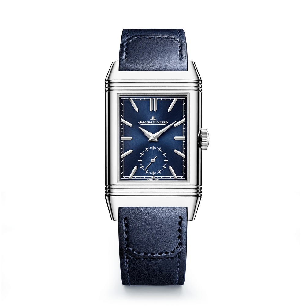 Jaeger-LeCoultre Duoface Small Seconds, Stainless steel, Blue
