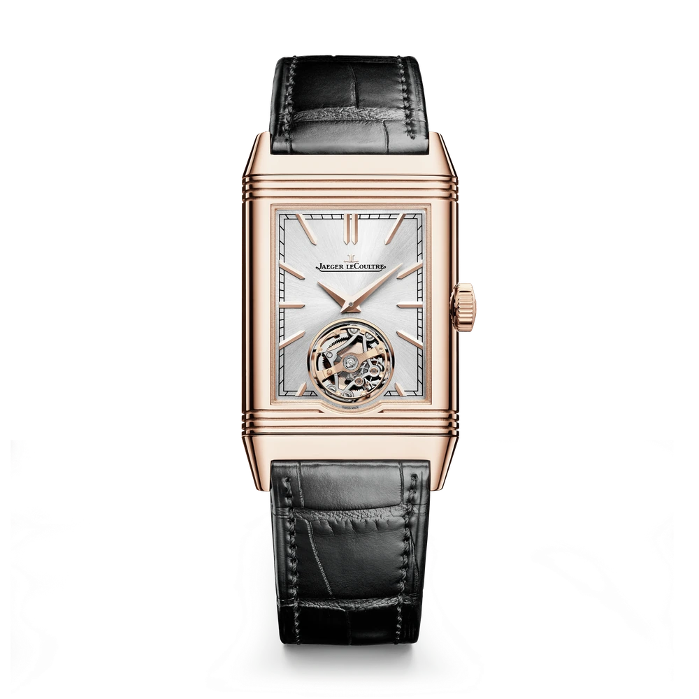 Jaeger-LeCoultre Duoface Tourbillon, Pink gold, Silvered grey