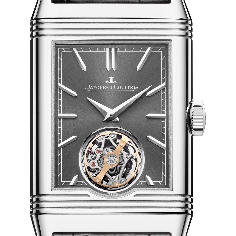 Jaeger-LeCoultre Duoface Tourbillon, Stainless steel, Charcoal Grey