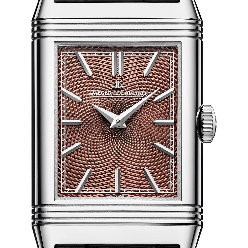 Jaeger-LeCoultre Enamel Hokusai Rōben Waterfall, White gold, Chestnut brown