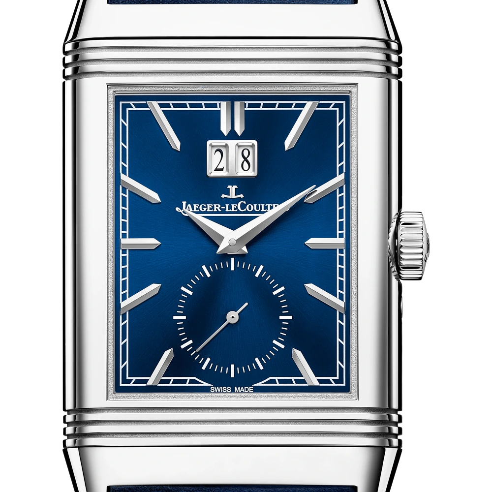 Jaeger-LeCoultre Geographic, Stainless steel, Blue
