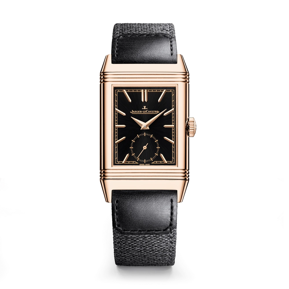 Jaeger-LeCoultre Monoface Small Seconds, Pink gold, Black