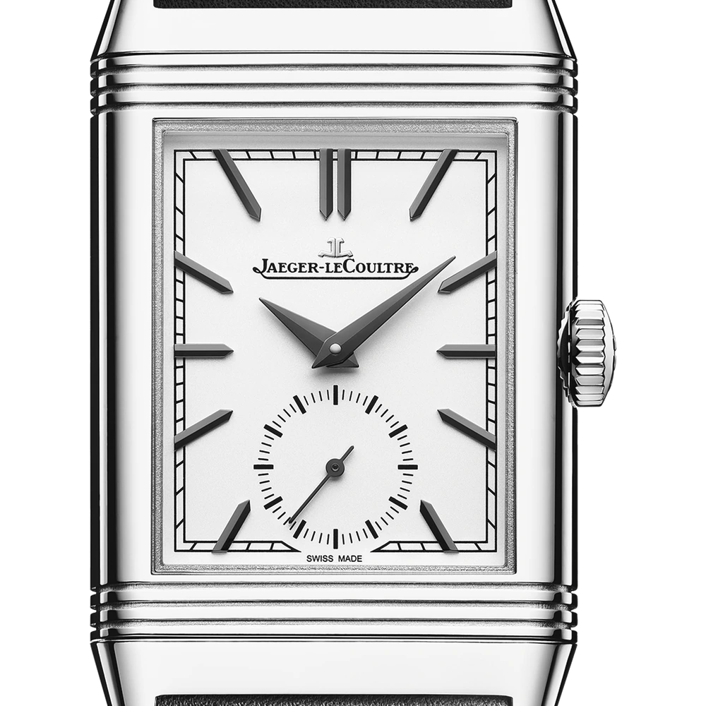 Jaeger-LeCoultre Monoface Small Seconds, Stainless steel, Silvered grey