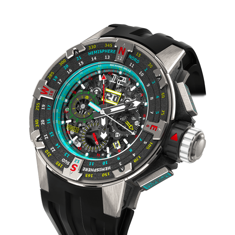 Richard Mille Automatic Winding Flyback Chronograph Les Voiles De Saint Barth
