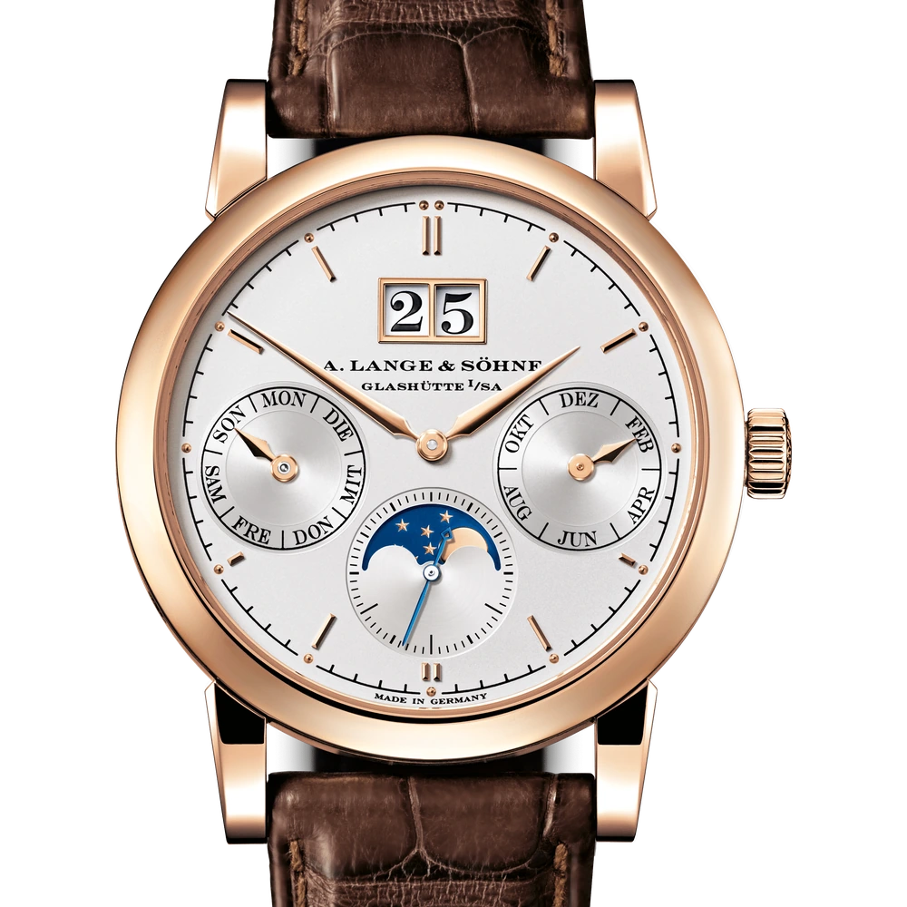 A. Lange & Söhne Pink Gold, Argenté Dial