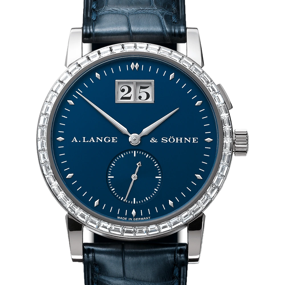 A. Lange & Söhne White Gold, Blue Dial