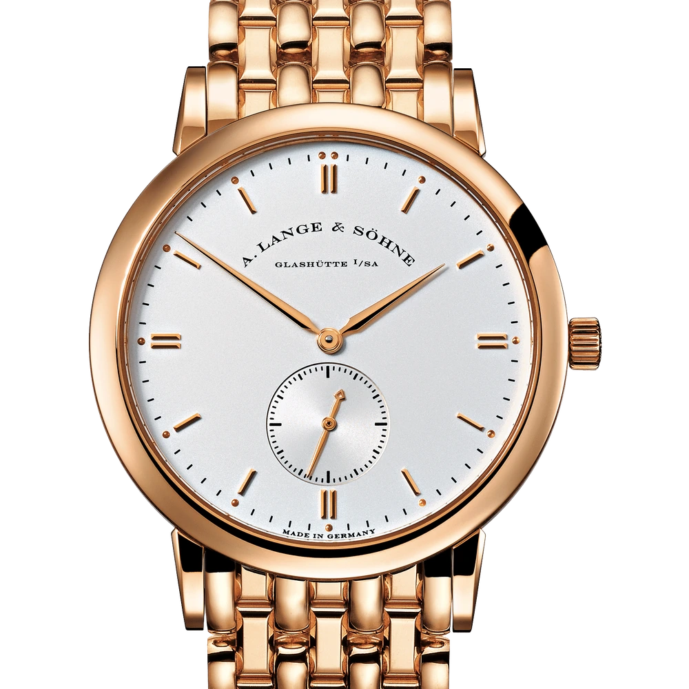 A. Lange & Söhne Pink Gold, Argenté Dial
