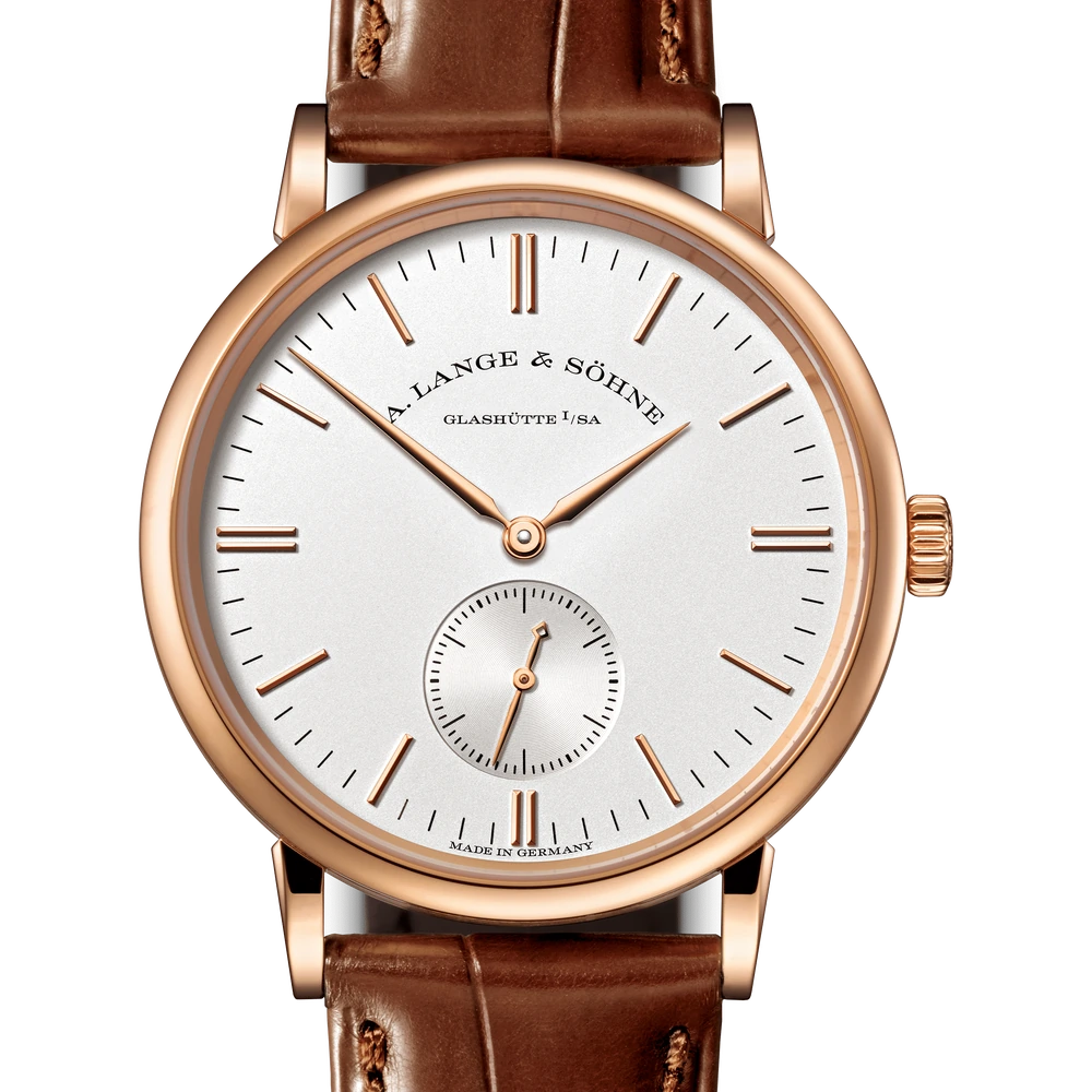 A. Lange & Söhne Pink Gold, Argenté Dial