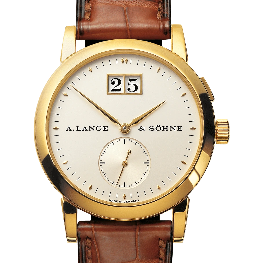 A. Lange & Söhne Yellow Gold, Ivory argenté Dial