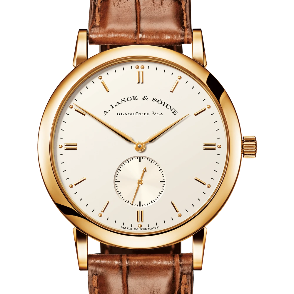 A. Lange & Söhne Yellow Gold, Ivory argenté Dial