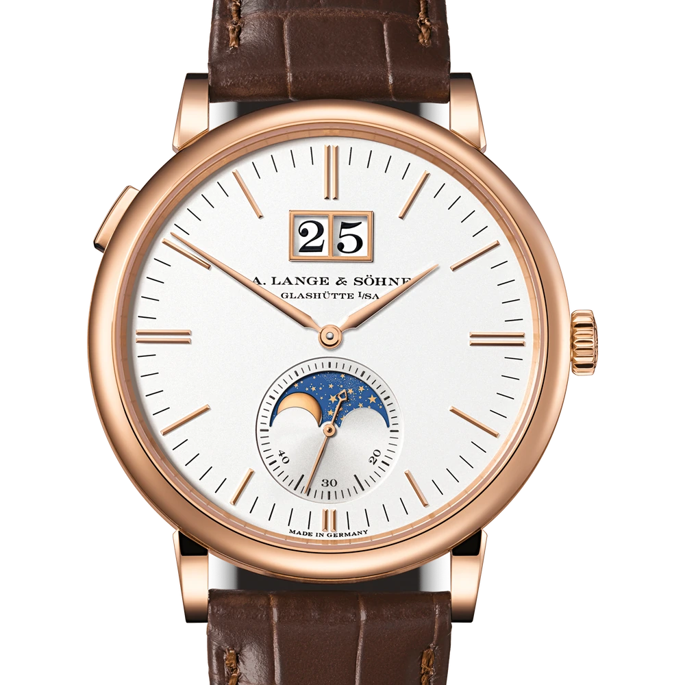 A. Lange & Söhne Pink Gold, Argenté Dial