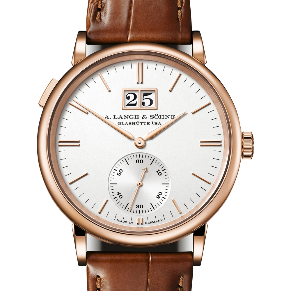 A. Lange & Söhne Pink Gold, Argenté Dial