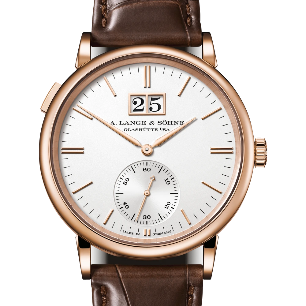 A. Lange & Söhne Pink Gold, Argenté Dial