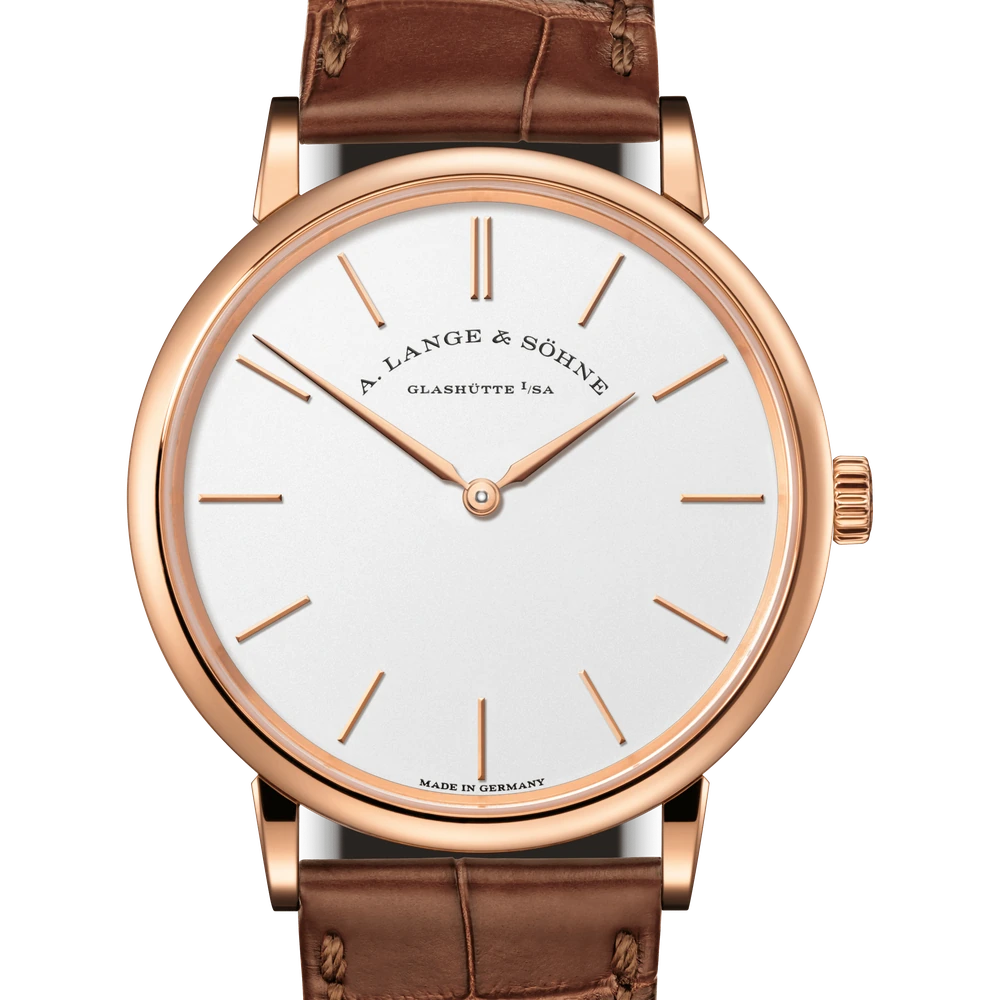 A. Lange & Söhne Pink Gold, Argenté Dial
