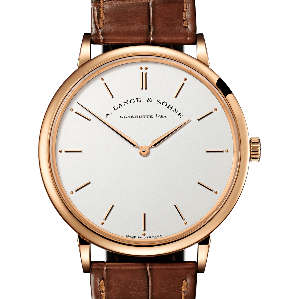 A. Lange & Söhne Pink Gold, Argenté Dial