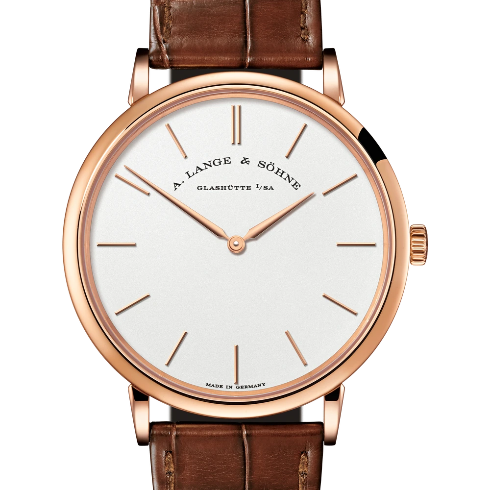 A. Lange & Söhne Pink Gold, Argenté Dial