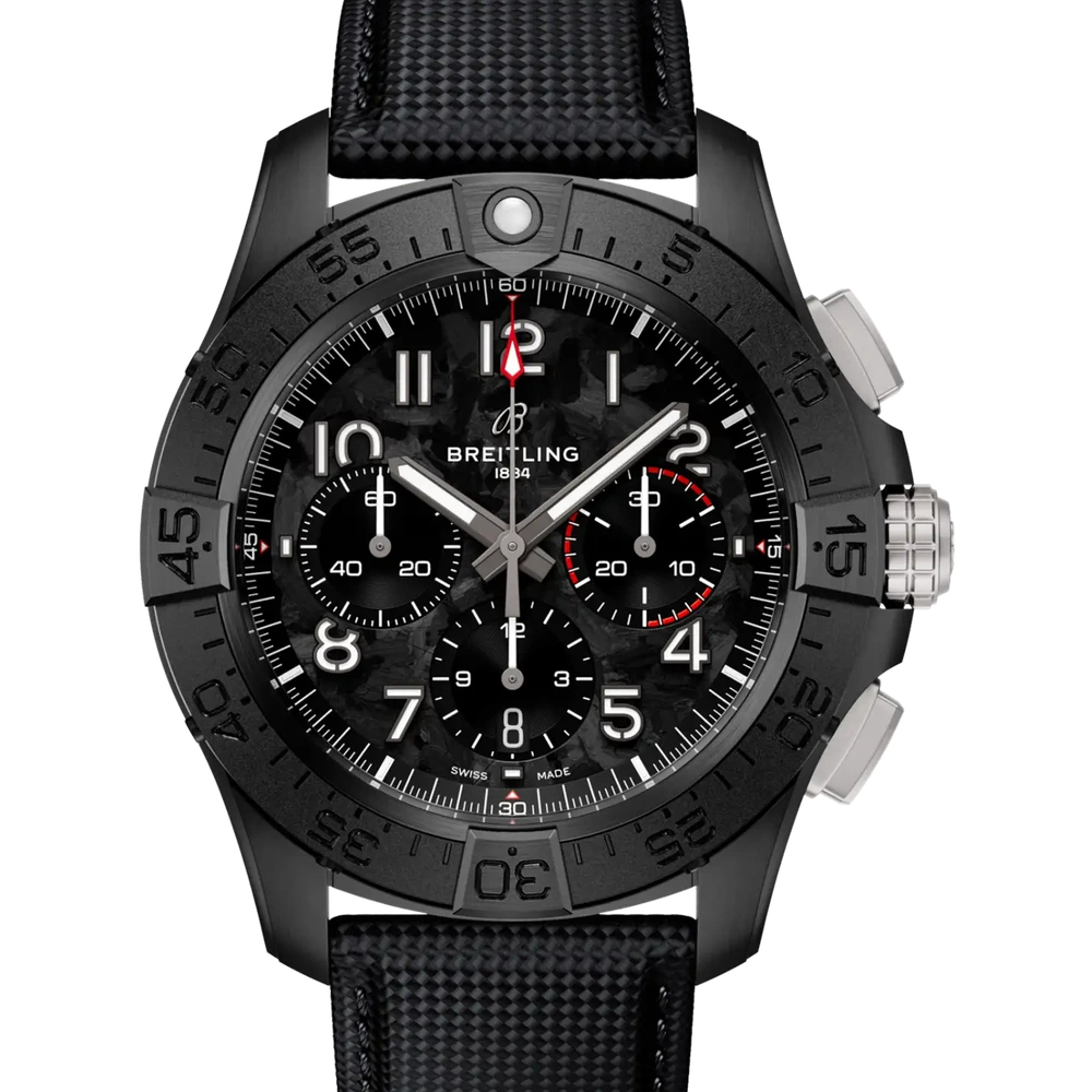 Breitling Avenger B01 Chronograph 44 Night Mission, 44 mm, ceramic, carbon dial