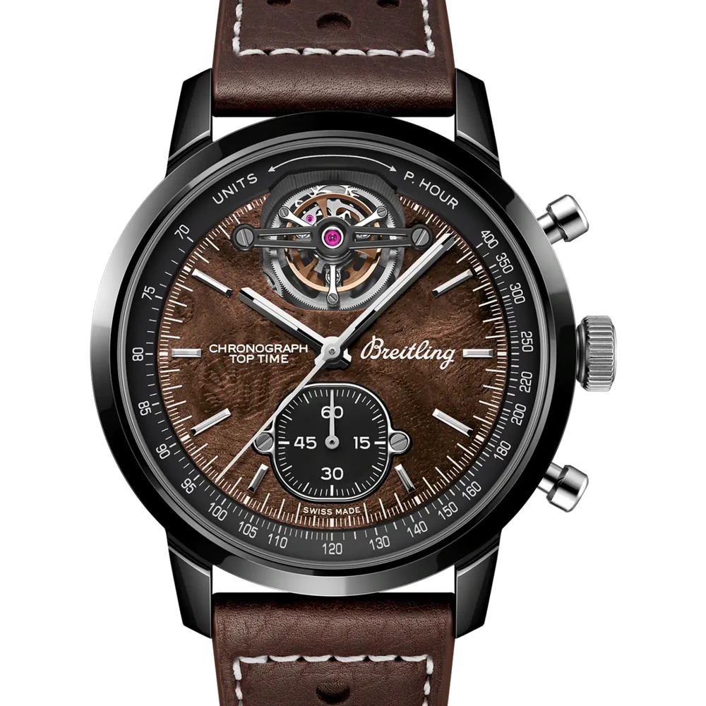 Breitling Top Time B21 Chevrolet Corvette, 42 mm, ceramic, walnut burl dial