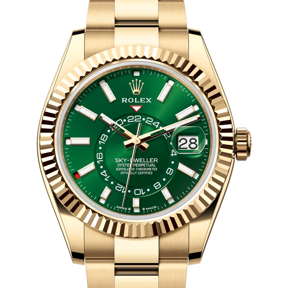 Rolex Sky-Dweller Oyster, 42 mm, yellow gold Reference 336938