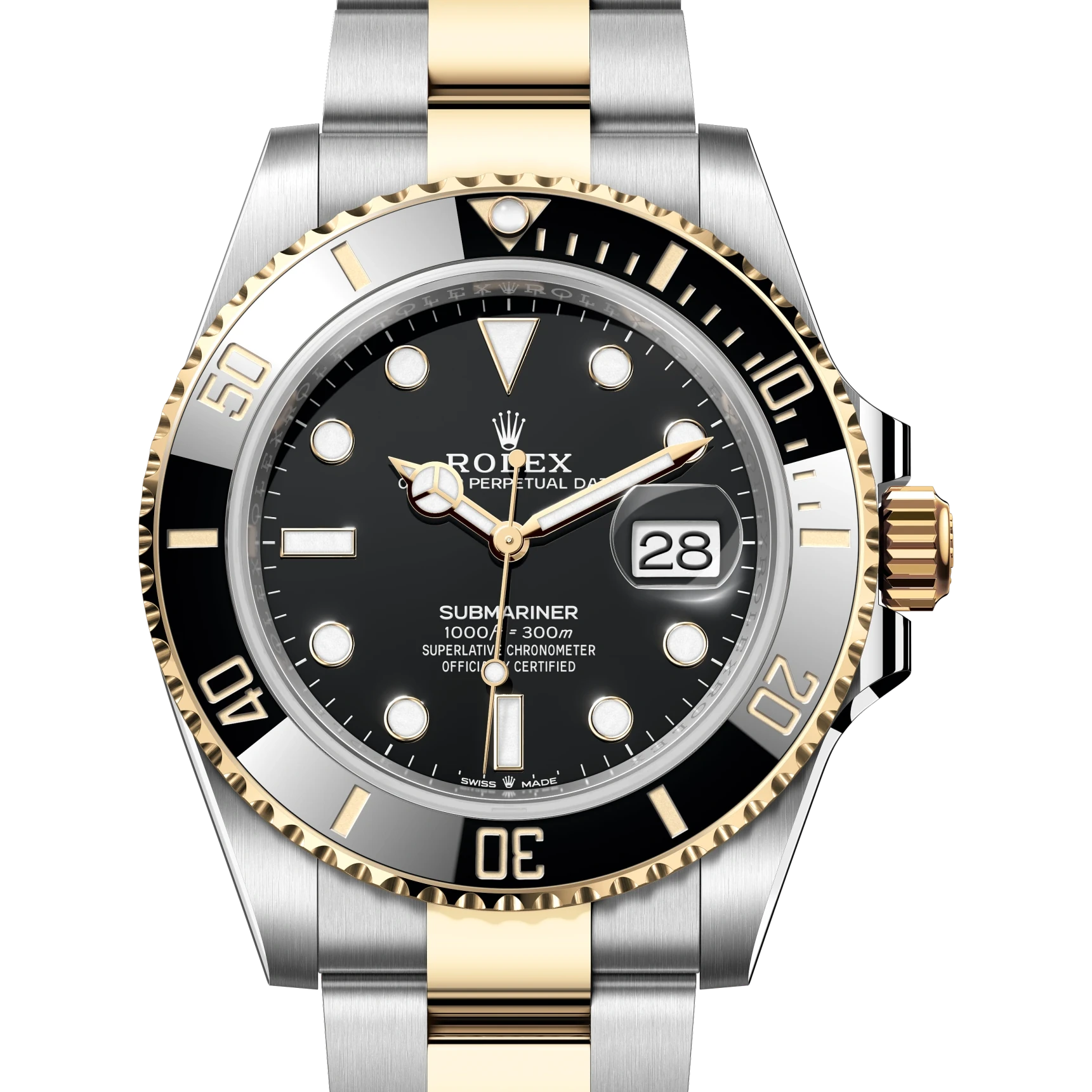 Rolex Submariner Date Oyster, 41 mm, Oystersteel and yellow gold Reference 126613LN
