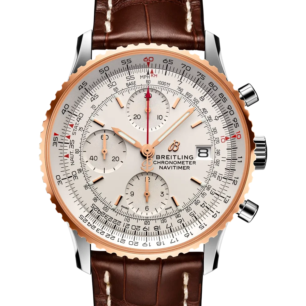Breitling Navitimer Chronograph 41, 41 mm, stainless steel & 18k red gold, cream dial