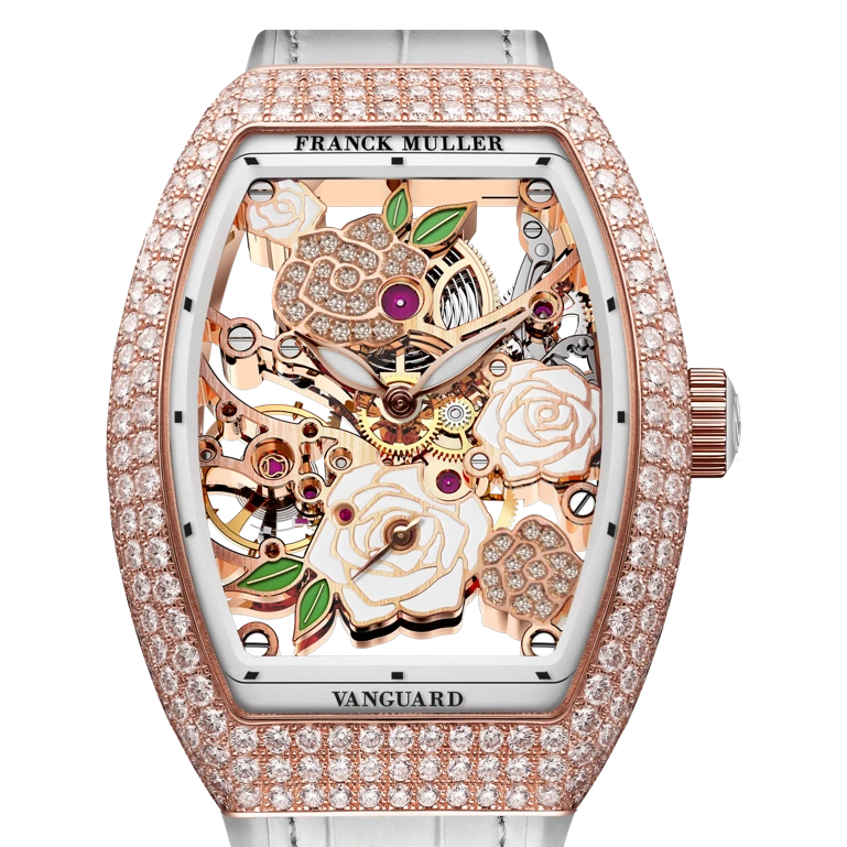 Franck Muller Vanguard Lady Rose Skeleton