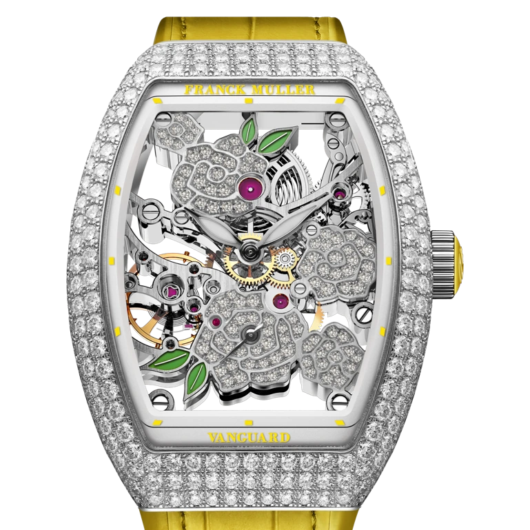 Franck Muller Vanguard Lady Rose Skeleton