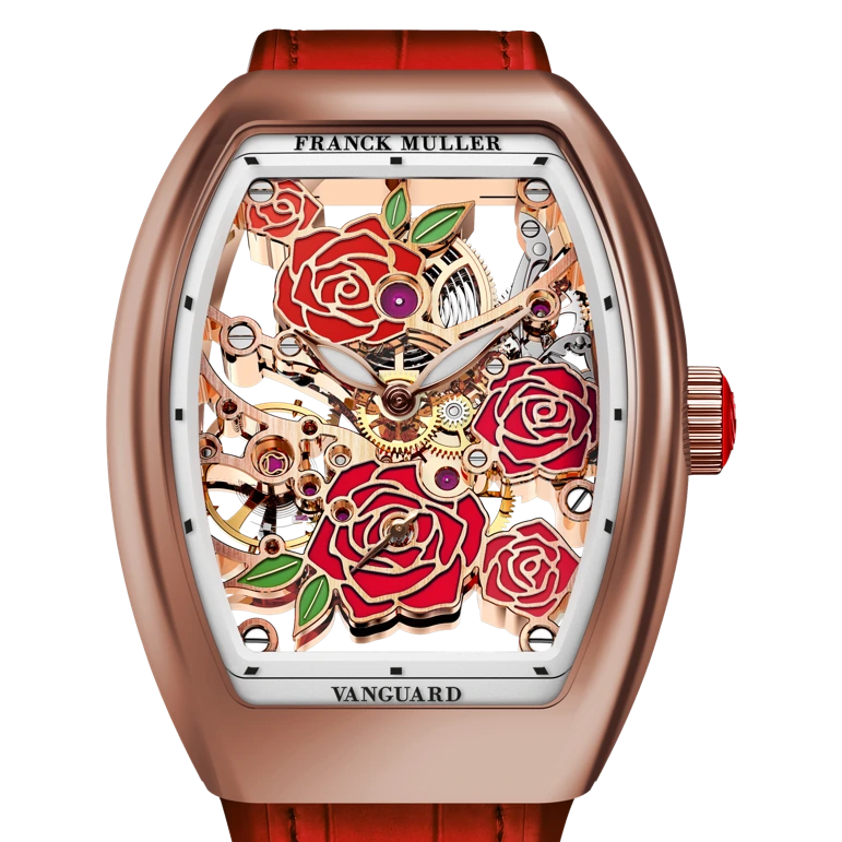 Franck Muller Vanguard Lady Rose Skeleton
