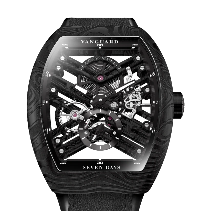 Franck Muller Vanguard Damascus Steel Skeleton