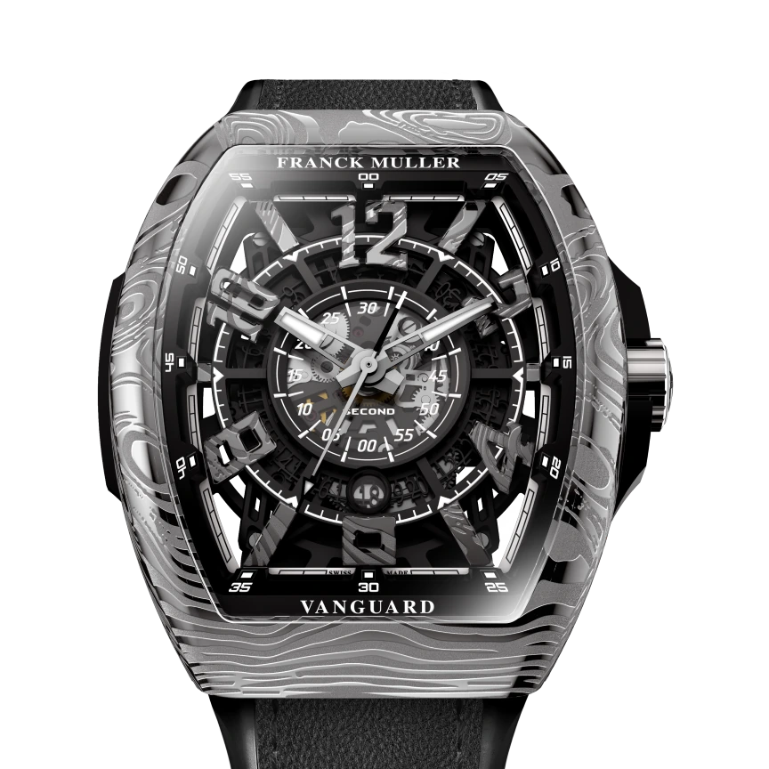 Franck Muller Vanguard Damascus Steel Racing