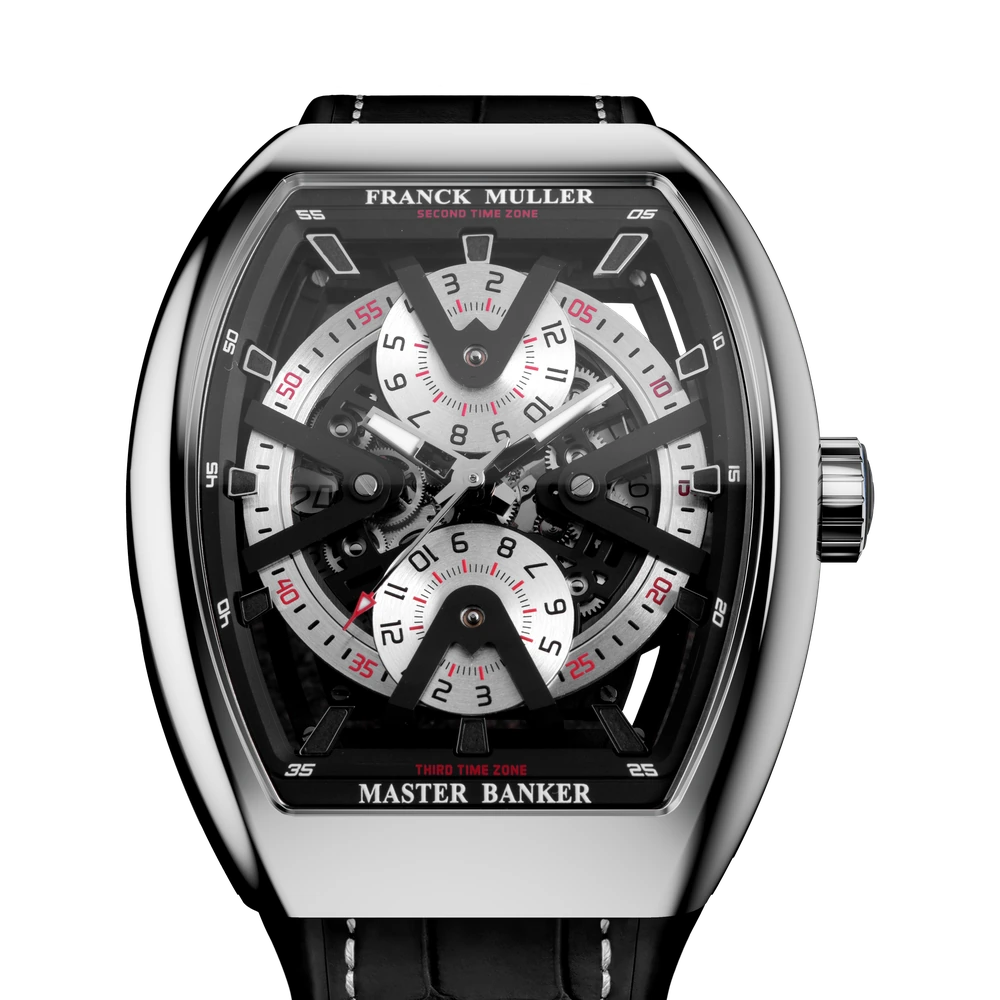 Franck Muller Vanguard Vector Skeleton Vector Master Banker Skeleton