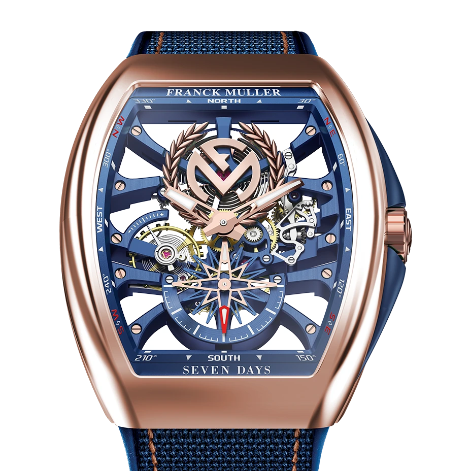 Franck Muller Vanguard Yachting Anchor Skeleton Franck Muller Emblem