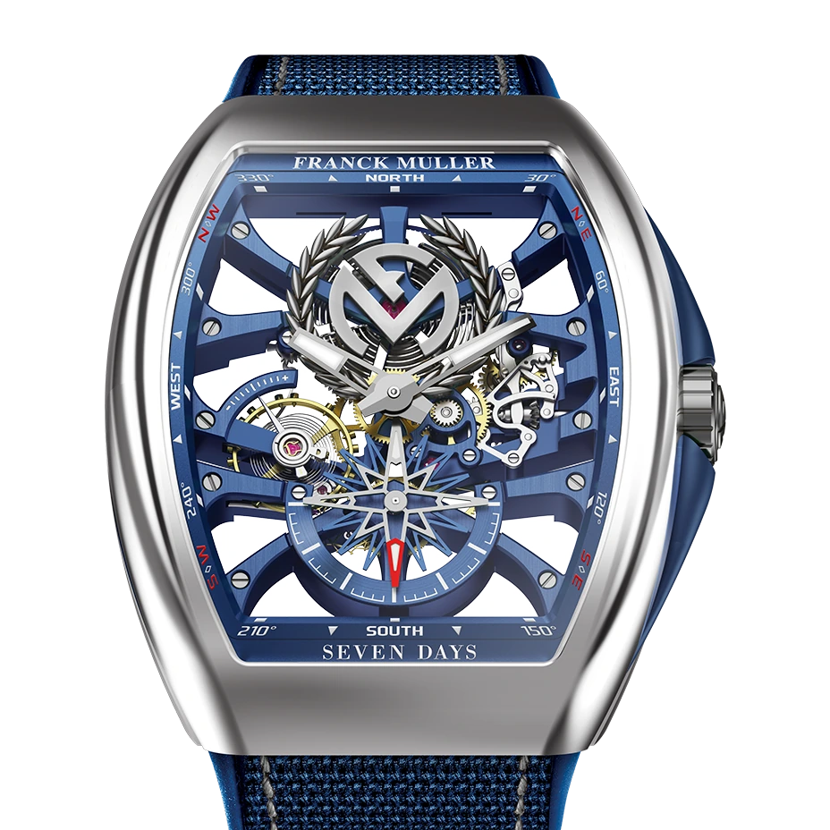 Franck Muller Vanguard Yachting Anchor Skeleton Franck Muller Emblem